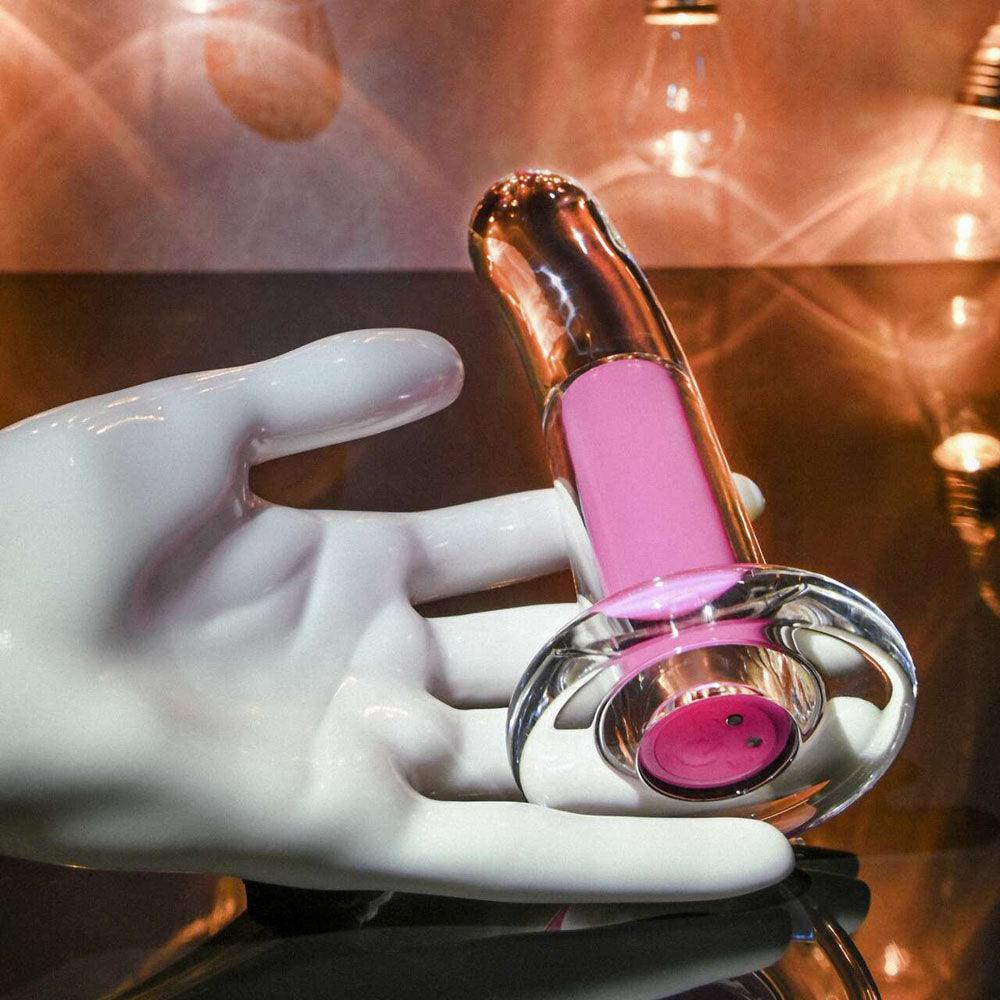 Gender-X Pink Paradise Vibrating Plug - Smoosh