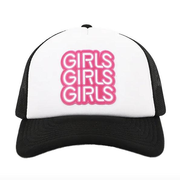 GIRLS GIRLS GIRLS Trucker Hat - Smoosh