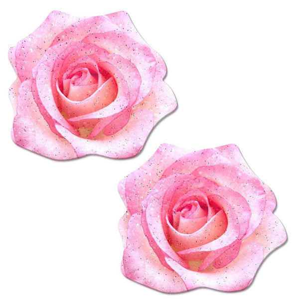 Glitter Velvet Blooming Rose - Pink - Smoosh