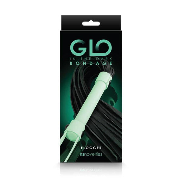 GLO Bondage Flogger Green - Smoosh