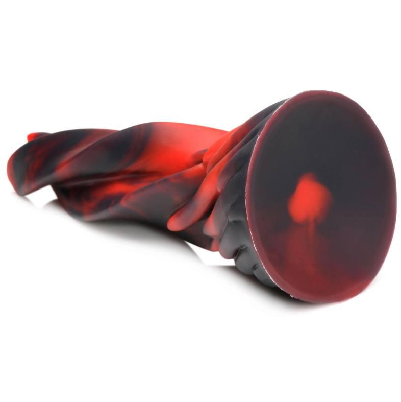 Hell Kiss Twisted Tongues Silicone Dildo - Smoosh