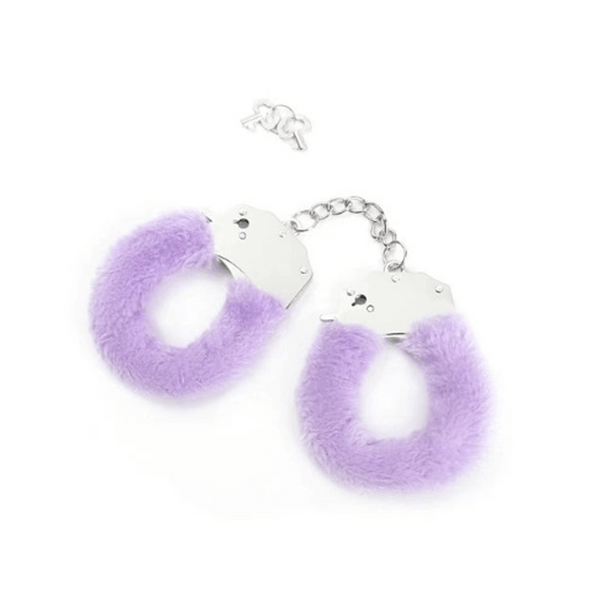 Hello Sexy Fuzzy Wrist Cuffs - Lilac - Smoosh