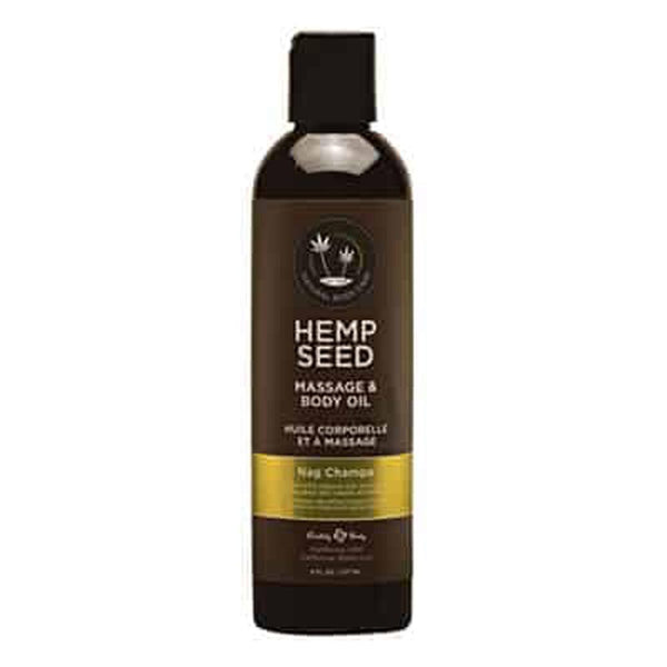 Hemp Seed Massage Oil - Nag Champa 8oz* - Smoosh