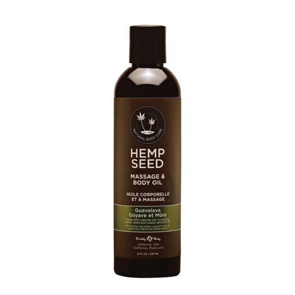 Hemp Seed Mass/Body Oil Guavalava 8 oz - Smoosh
