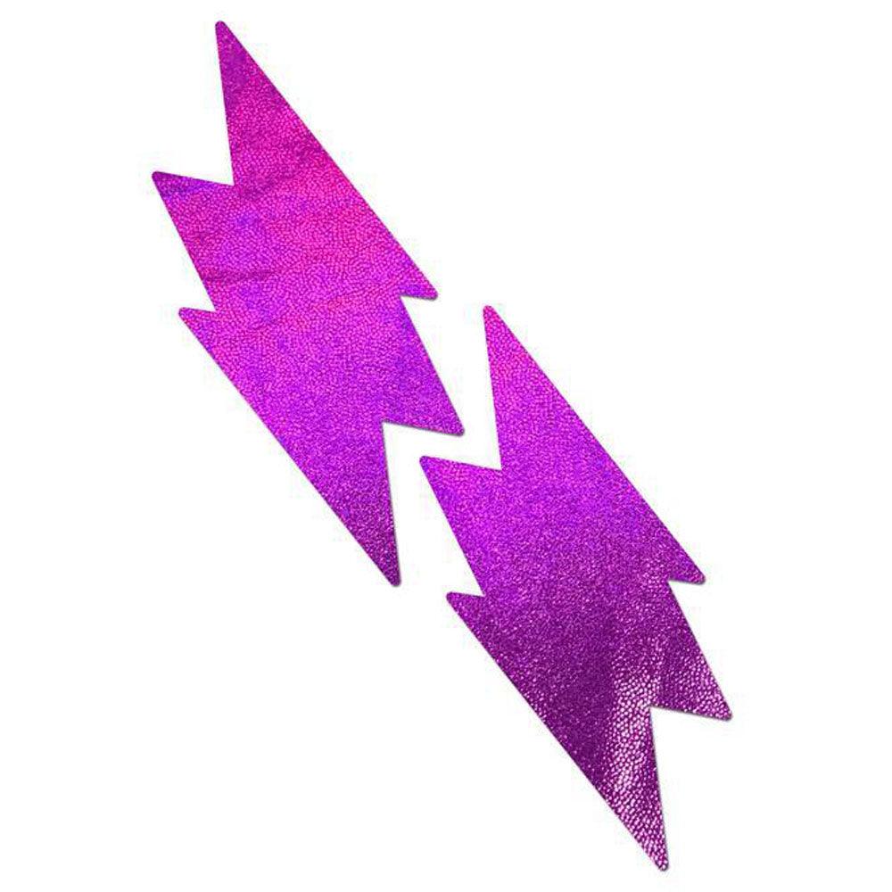 Holographic Lightning Bolt Pasties Pink* - Smoosh