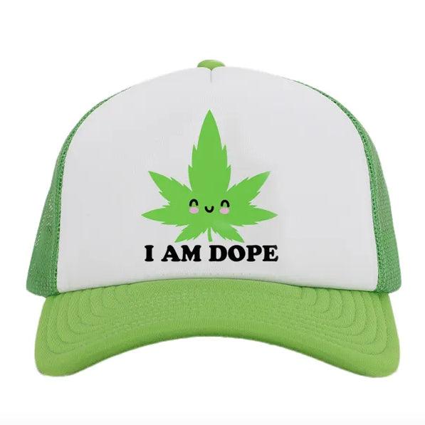 I Am Dope Trucker Hat - Smoosh