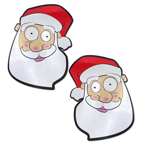 Jolly Saint Nick Santa Head Cute Pasties - Smoosh