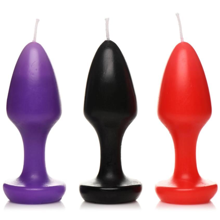 Kink Inferno Drip Candles - Red/Purp/Blk - Smoosh