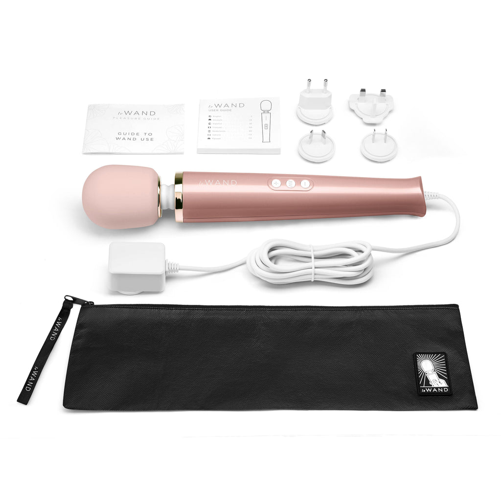 Le Wand Plug-In Massager - Rose Gold - Smoosh