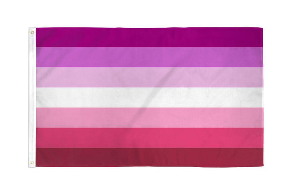 Lesbian Flag 2' x 3' Polyester - Smoosh