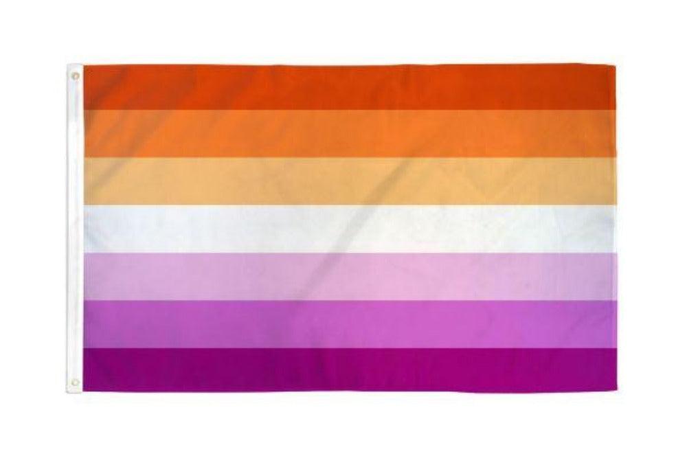 Lesbian (Sunset) 3'x5' Flag Polyester - Smoosh