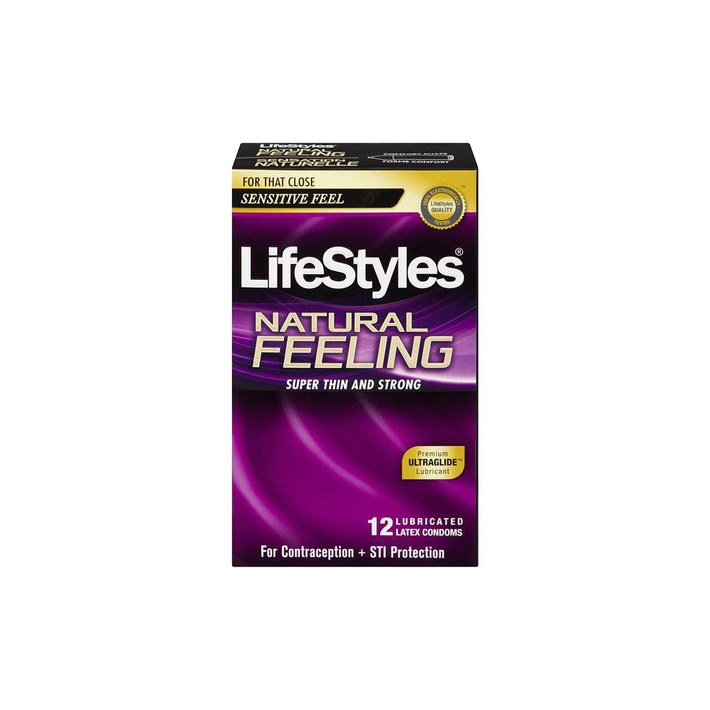 Lifestyles Natural Feeling Condoms 12's - Smoosh