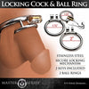 Locked Cock Locking Cock & Ball Ring - Smoosh