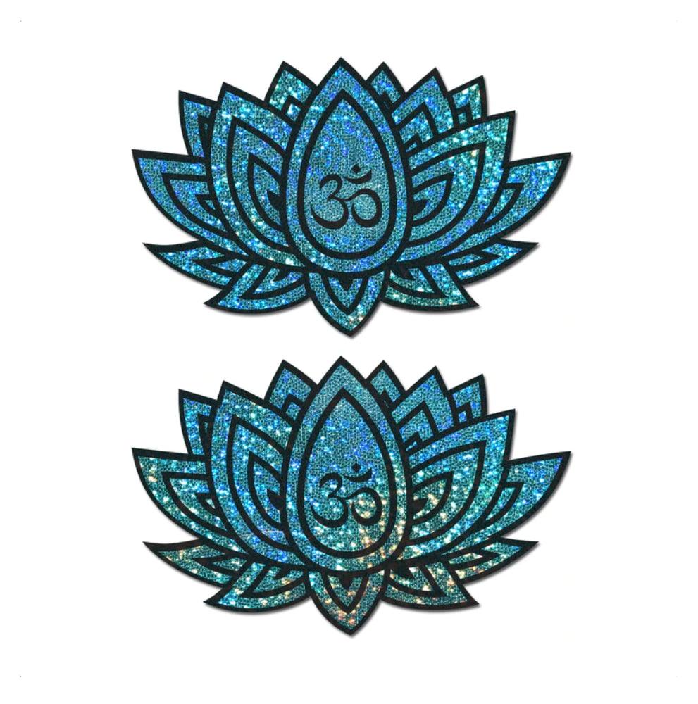Lotus Glitter Blue/Green Ohm Pasties * - Smoosh