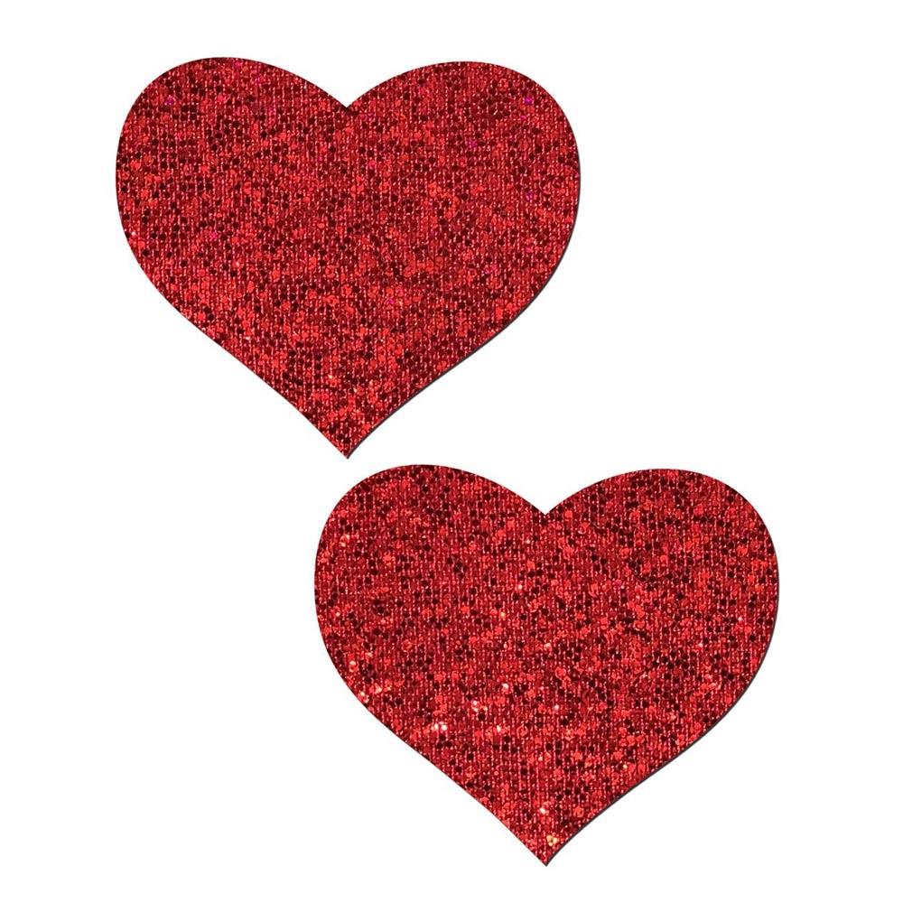 Love Glitter Heart Pastease - Red - Smoosh