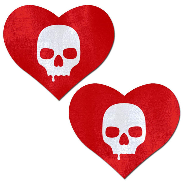 Love Sullen Skull Red Heart Nipple Past - Smoosh