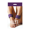 Lust Bondage Ankle Cuffs - Purple - Smoosh