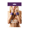 Lust Bondage Wrist Cuffs - Purple - Smoosh