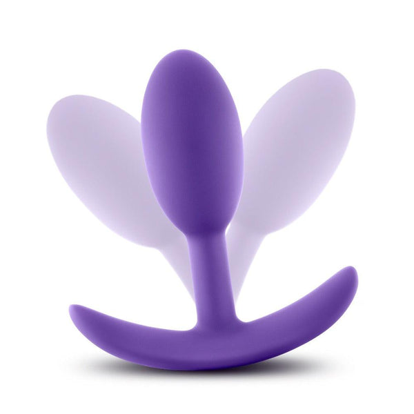 Luxe Wearable Vibra Slim Plug Sm- Purple - Smoosh