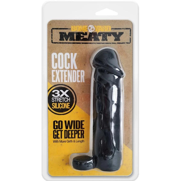 Meaty Cock Extender - Black - Smoosh