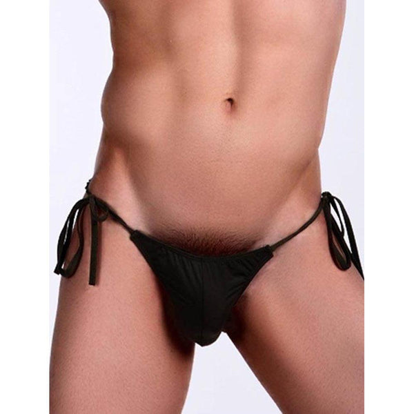 Mens Sexy Black Posing Pouch - One Size - Smoosh