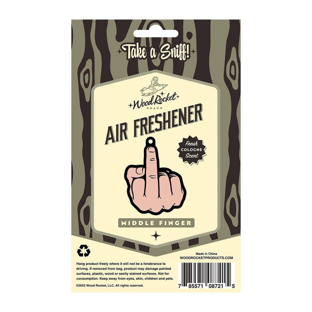 Middle Finger Peach Air Freshner - Smoosh