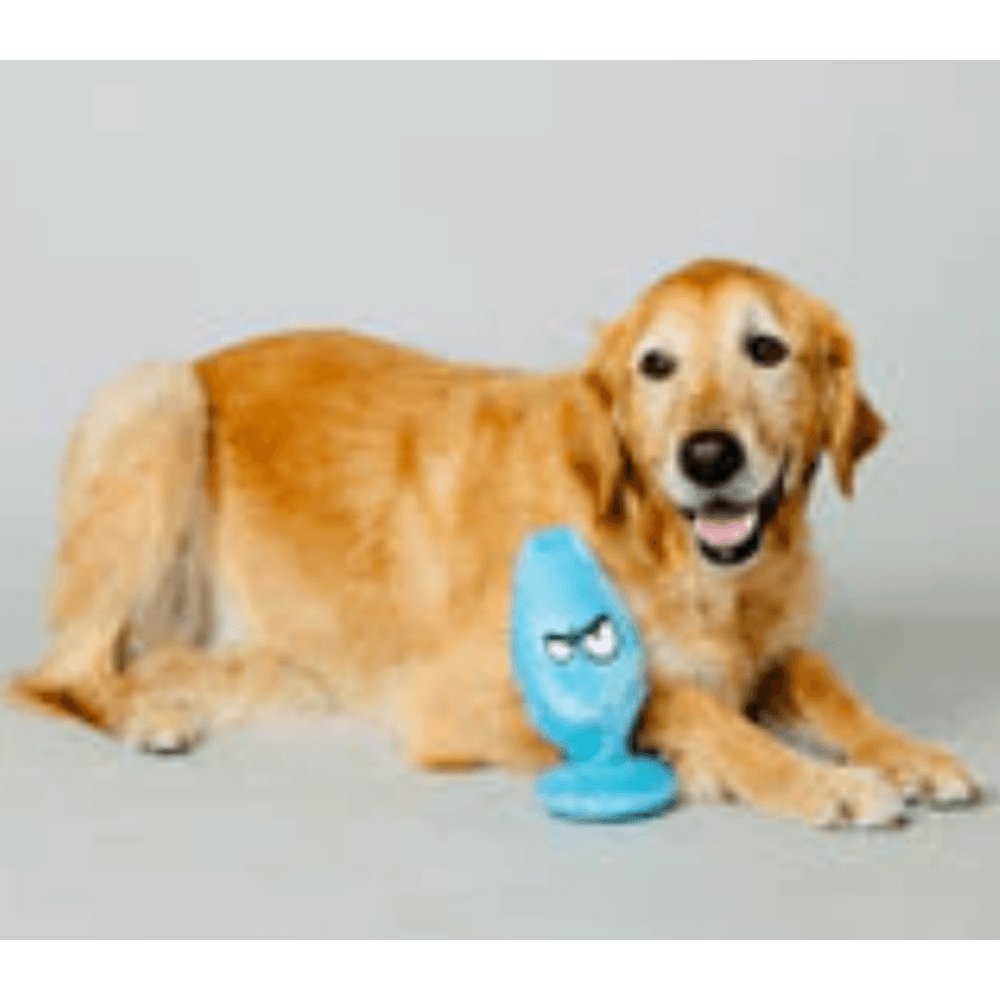 Mutt Plug McRuff Squeeky Plush Dog Toy - Smoosh