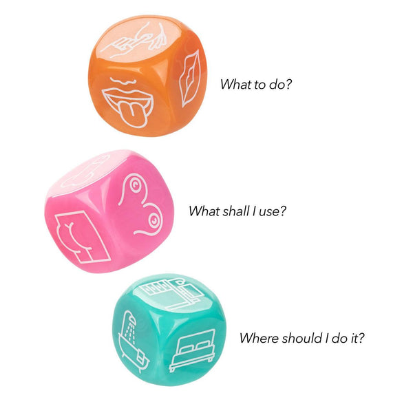 Naughty Bits Roll With It Icon Sex Dice - Smoosh