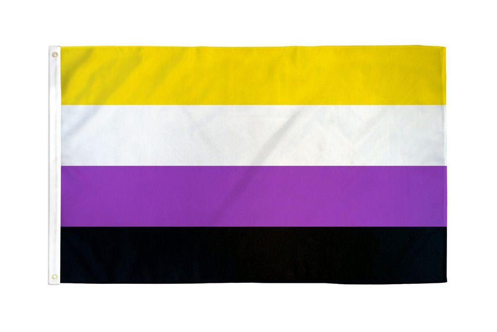 Non-Binary Flag 2' x 3' Polyester - Smoosh