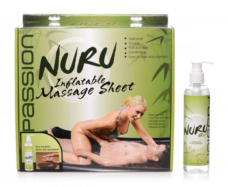 Nuru Inflatable Massage Sheet & Gel Kit - Smoosh