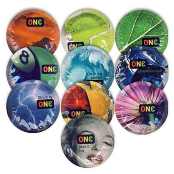 ONE Colours Sensations Condoms - Bulk - Smoosh