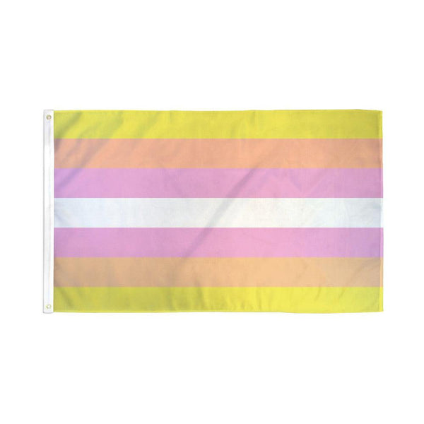 Pangender Flag 3'x5' Polyester - Smoosh