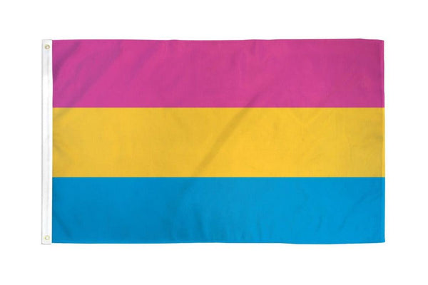 Pansexual Flag 2' x 3' Polyester - Smoosh