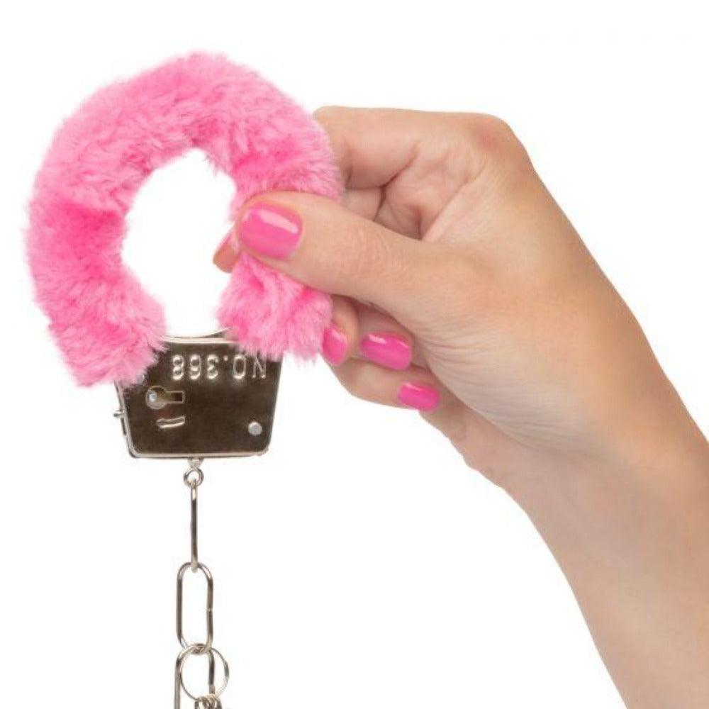 Playful Furry Cuffs - Pink - Smoosh