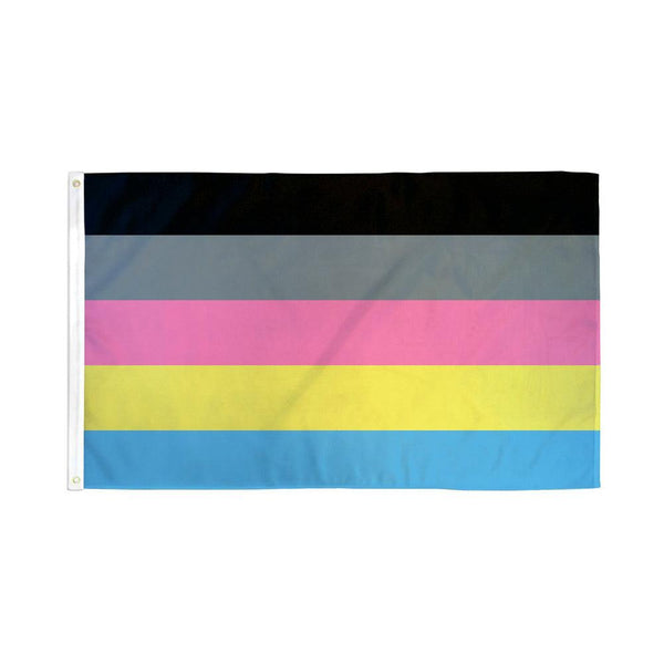 Polygender Flag 3'x5' Polyester - Smoosh