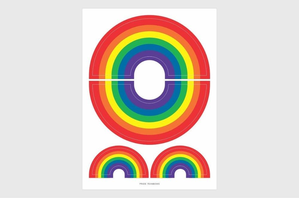 Pride Rainbow Shaped Stickers - Smoosh