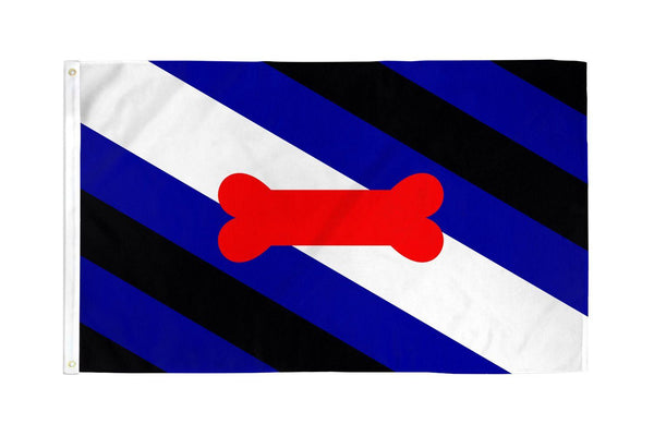 Puppy Pride Flag 3' X 5' Polyester - Smoosh