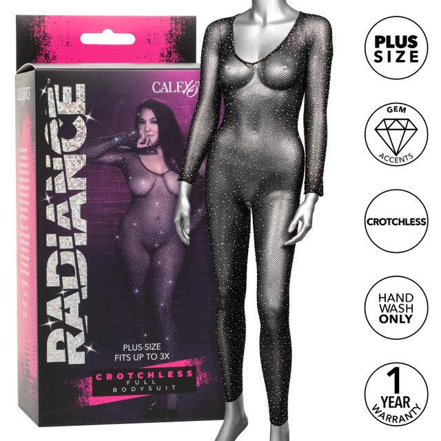 Radiance Crotchless Full Body Suit -Plus - Smoosh