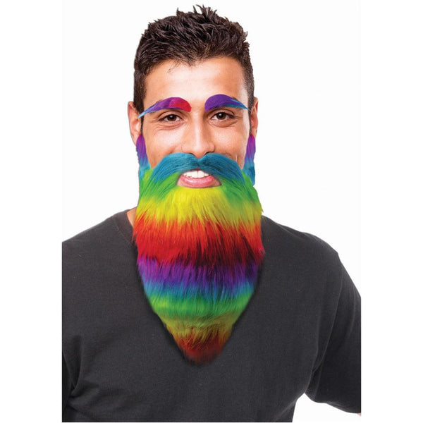 Rainbow Eyebrows & Beard - Smoosh