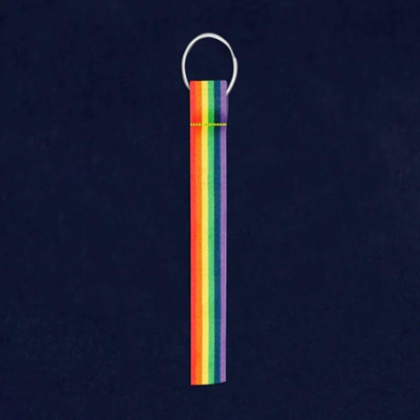 Rainbow Flag Lanyard Style Keychain - Smoosh