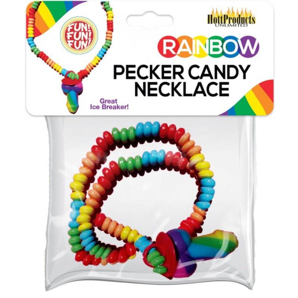 Rainbow Pecker Ring Candy Necklace - Smoosh
