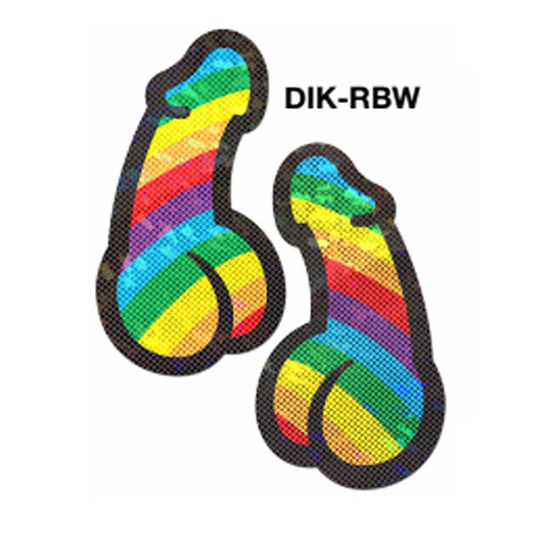 Rainbow Pride Dick - Nipple Pasties - Smoosh