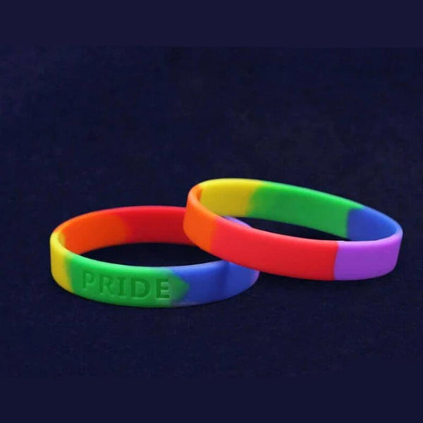 Rainbow Pride Silicone Bracelet - Smoosh