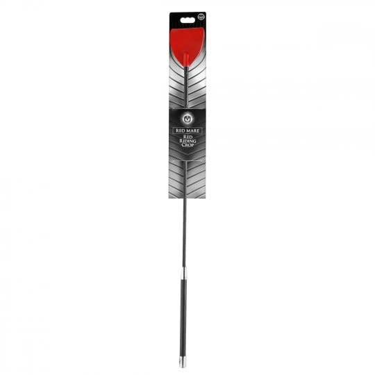 Red Leather Riding Crop - Smoosh