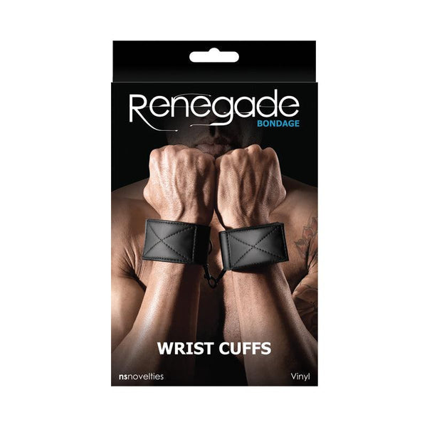 Renegade Bondage Wrist Cuffs Vinyl - Smoosh