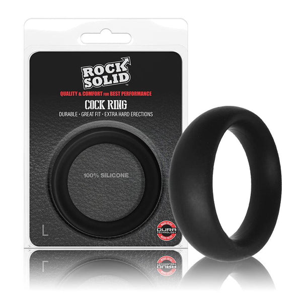 Rock Solid Silicone CockRing Collar -Lg* - Smoosh