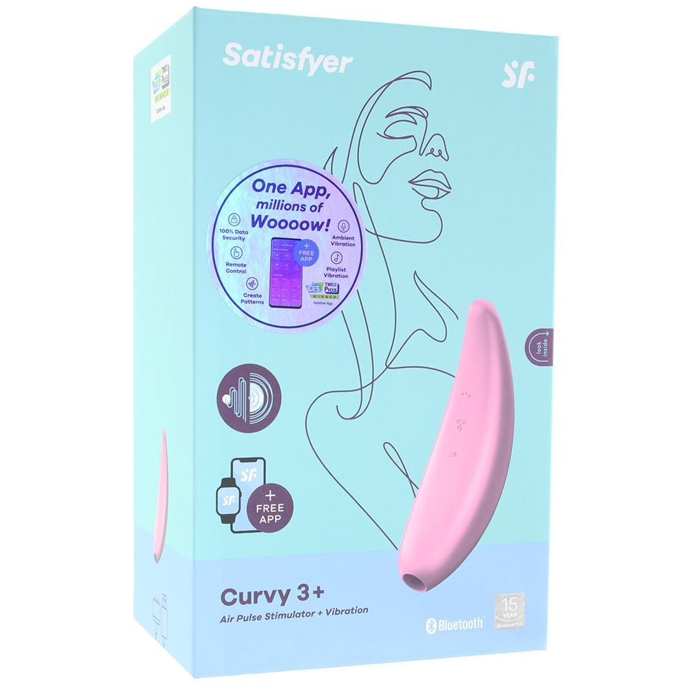 Satisfyer Curvy 3+ Pink **Connect App - Smoosh