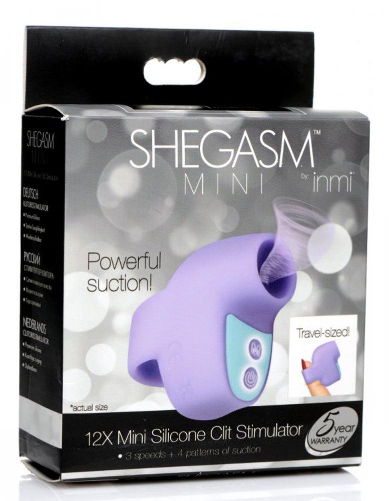 Shegasm 12X Mini Silicone Clit Stim Purp - Smoosh