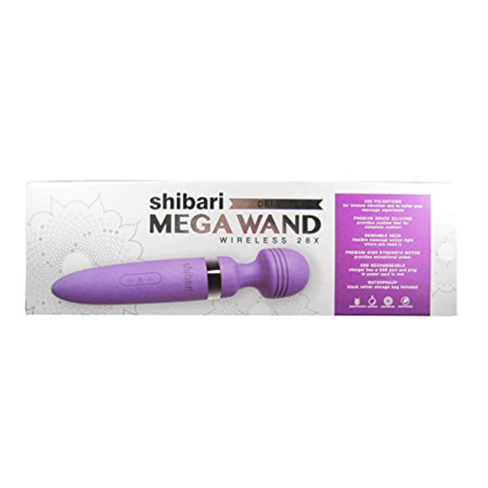Shibari Mega Wand Wireless 28X - Purple - Smoosh