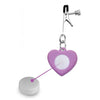 Silicone Light Up Heart Nipple Clamps - Smoosh